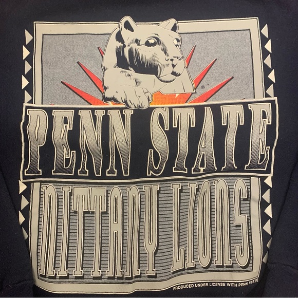 Vintage Logo 7 Penn State Nittany Lions Sweatshirt size large - Picture 2 of 4